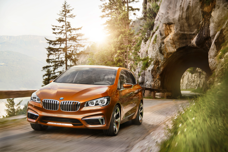 Illustration for article titled BMW Concept Active Tourer Outdoor: A 94 MPG Hybrid For Cyclists